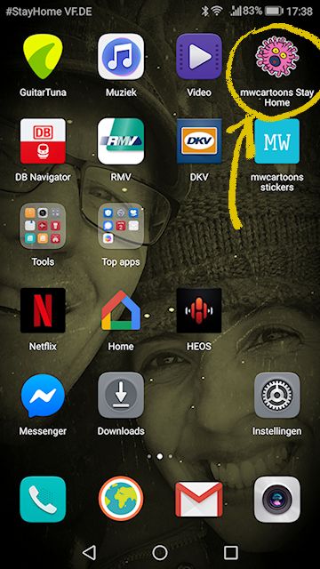 App icon on your phone